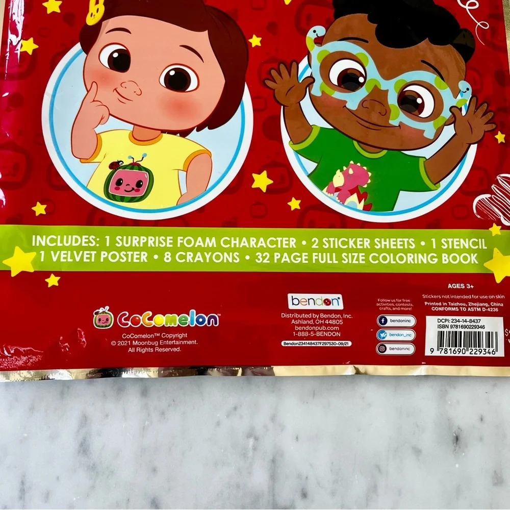 CoComelon Surprise Play Pack - Red Kids Activity Set